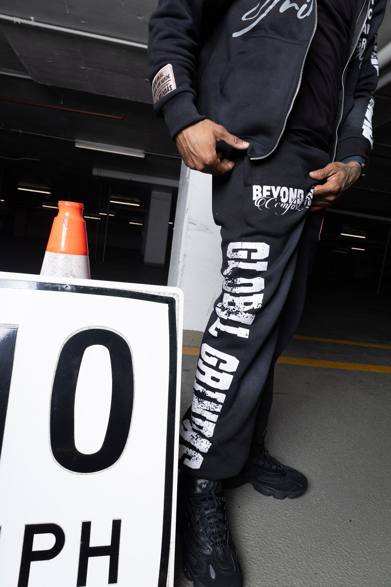 Raw Grind sweatsuit - Black