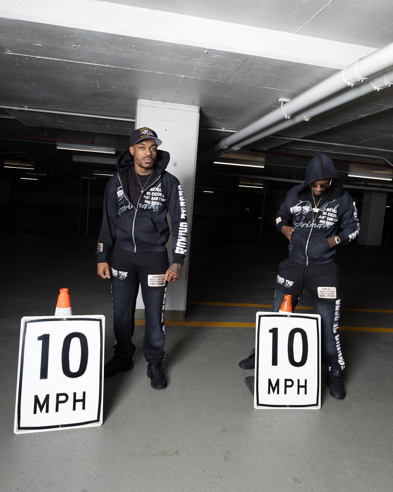 Raw Grind sweatsuit - Black