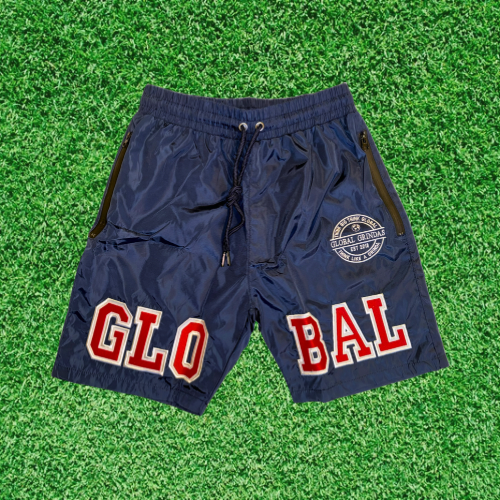 “Global” Windbreaker shorts